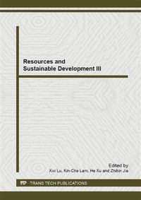 Produktbild: Resources and Sustainable Development III