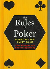 Produktbild: Krieger, L: The Rules of Poker