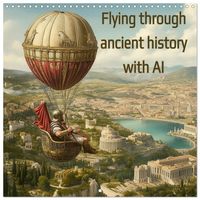 Produktbild: Flying through ancient history with AI (Wall Calendar 2027 12 &times; 12 Inch) CALVENDO 12 Month Wall Calendar
