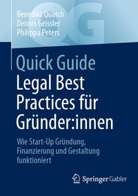 Produktbild: Quick Guide Legal Best Practices f&uuml;r Gr&uuml;nder:innen