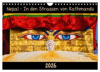 Produktbild: Nepal - In den Stra&szlig;en von Kathmandu (Wandkalender 2026 DIN A4 quer), CALVENDO Monatskalender