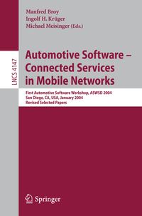 Produktbild: Automotive Software-Connected Services in Mobile Networks