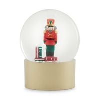 Produktbild Schneekugel Nussknacker mit Buch 4cm