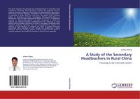 Produktbild: A Study of the Secondary Headteachers in Rural China