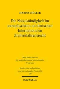 Produktbild: M&uuml;ller, M: Notzust&auml;ndigkeit im europ&auml;ischen und deutschen In