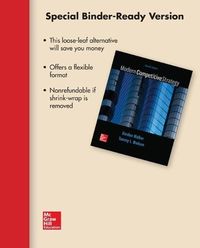 Produktbild: Walker, G: Loose-Leaf for Modern Competitive Strategy