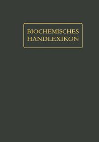 Produktbild: Biochemisches Handlexikon