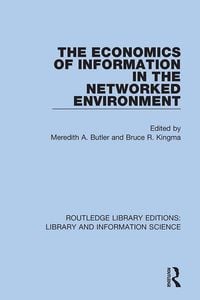 Produktbild: The Economics of Information in the Networked Environment