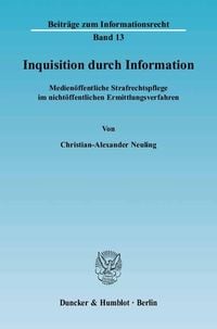 Produktbild: Inquisition durch Information.
