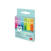 Produktbild: Legami Set mit 6 Mini-Textmarkern - Teddy's Mood - Teddyb&auml;r