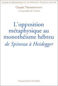 Produktbild: L'opposition m&eacute;taphysique au monoth&eacute;isme h&eacute;breu