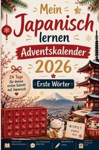 Produktbild: Mein Japanisch lernen Adventskalender 2026 - Erste W&ouml;rter