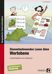 Produktbild: Sinnentnehmendes Lesen &uuml;ben: Wortebene