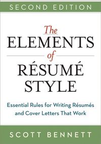 Produktbild: The Elements of Resume Style Softcover