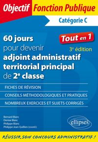 Produktbild: 60 jours pour devenir adjoint administratif territorial principal de 2e classe - Cat&eacute;gorie C - 3e &eacute;dition
