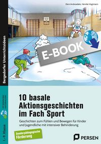 Produktbild: 10 basale Aktionsgeschichten im Fach Sport