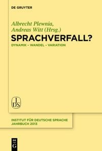 Produktbild: Sprachverfall?