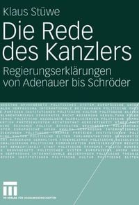 Produktbild: Die Rede des Kanzlers
