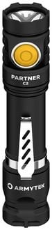 Produktbild: ArmyTek Partner C2 Magnet USB White F07802C LED Taschenlampe mit G&uuml;rtelclip, mit Holster akkubetrieben 1100 lm 118 g