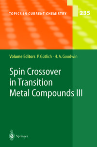 Produktbild: Spin Crossover in Transition Metal Compounds III
