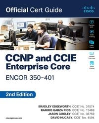 Produktbild: CCNP and CCIE Enterprise Core ENCOR 350-401 Official Cert Guide