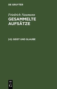 Produktbild: Geist und Glaube