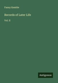 Produktbild: Records of Later Life
