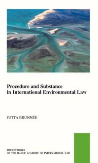 Produktbild: Procedure and Substance in International Environmental Law