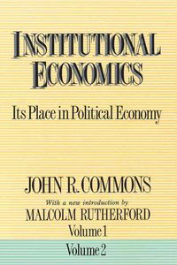 Produktbild: Commons, J: Institutional Economics