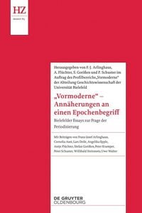 Produktbild: 'Vormoderne' - Ann&auml;herungen an einen Epochenbegriff