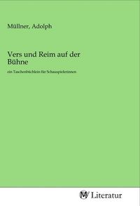 Produktbild: Vers und Reim auf der B&uuml;hne