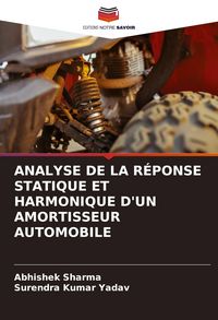 Produktbild: Analyse De La R&eacute;ponse Statique Et Harmonique D'un Amortisseur Automobile