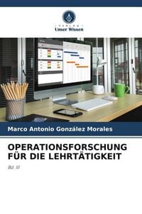 Produktbild: OPERATIONSFORSCHUNG F&Uuml;R DIE LEHRT&Auml;TIGKEIT