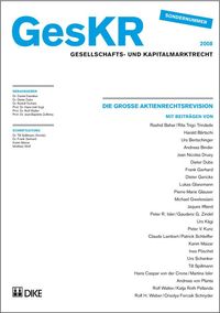 Produktbild: Die grosse Aktienrechtsrevision