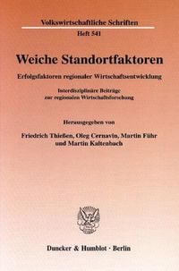 Bild vom Artikel Weiche Standortfaktoren. vom Autor Friedrich Thiessen