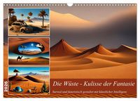 Produktbild: Die W&uuml;ste - Kulisse der Fantasie (Wandkalender 2026 DIN A3 quer), CALVENDO Monatskalender