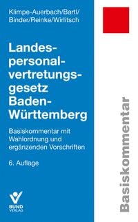 Produktbild: Landespersonalvertretungsgesetz Baden-W&uuml;rttemberg
