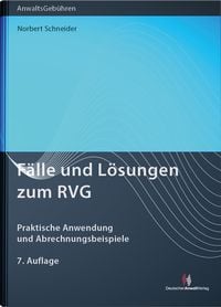 Produktbild: F&auml;lle und L&ouml;sungen zum RVG