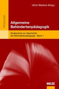 Produktbild: Allgemeine Behindertenp&auml;dagogik