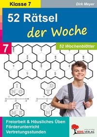 Produktbild: 52 R&auml;tsel der Woche / 7. Schuljahr