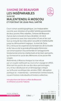 Les Inseparables Text 'Les inséparables suivi de Malentendu à Moscou' von 'Simone de Beauvoir ...