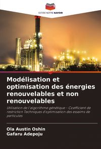 Produktbild: Mod&eacute;lisation et optimisation des &eacute;nergies renouvelables et non renouvelables