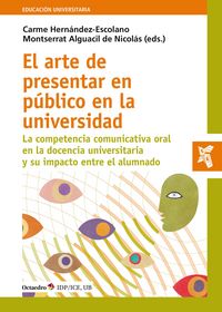 Produktbild: El arte de presentar en p&uacute;blico en la universidad