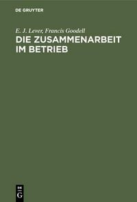 Produktbild: Die Zusammenarbeit im Betrieb