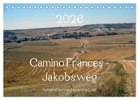 Produktbild: Camino Frances - Jakobsweg (Tischkalender 2026 DIN A5 quer), CALVENDO Monatskalender