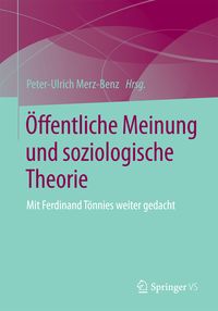 Produktbild: &Ouml;ffentliche Meinung und soziologische Theorie