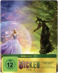 Produktbild: Wicked: Teil 2 - Limitiertes Steelbook A (4K Ultra HD) (+ Blu-ray)