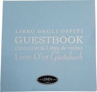 Produktbild: EIBERT G&auml;stebuch, Lightly Blue Silberpr&auml;gung