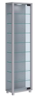 Produktbild: Holz Glas Stand Vitrine Sammelvitrine Edana Maxi