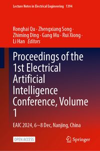 Produktbild: Proceedings of the 1st Electrical Artificial Intelligence Conference, Volume 1